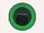 Sicherheitsaugen grün m. schwarzer Pupille - Augen aus Kunststoff, 1 Paar