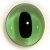 Glasaugen, Paar, Katzenaugen transparent grün mit schwarzer Pupille, Paar