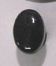 Kunststoffnasen, schwarz, glatt - ovale Form