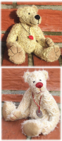 Kombi Teddybären Bastelpackung / Schnitt Teddybär Wobert/Wiebert 21 cm
