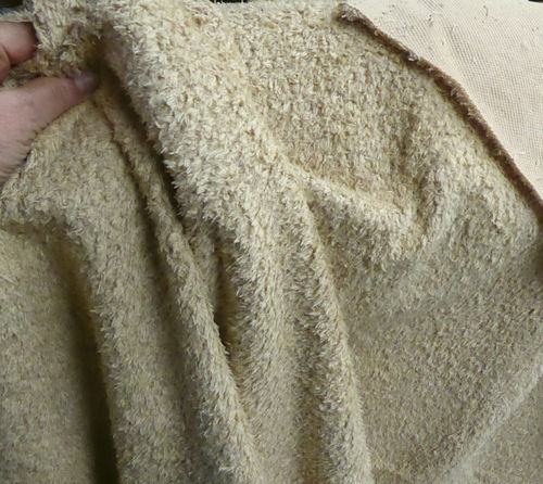 Steiff Schulte Strickplüsch Synthetik, beige, 12 mm Flor 0,50 x 0,75 m